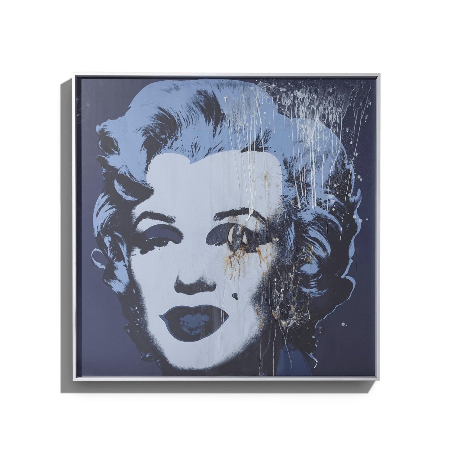 Porträt eines Selbstporträts eines Selbst, wie Marilyn – Print von Douglas Gordon