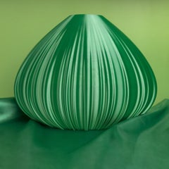 Douglas, Green Contemporary Sustainable Vase-Sculpture