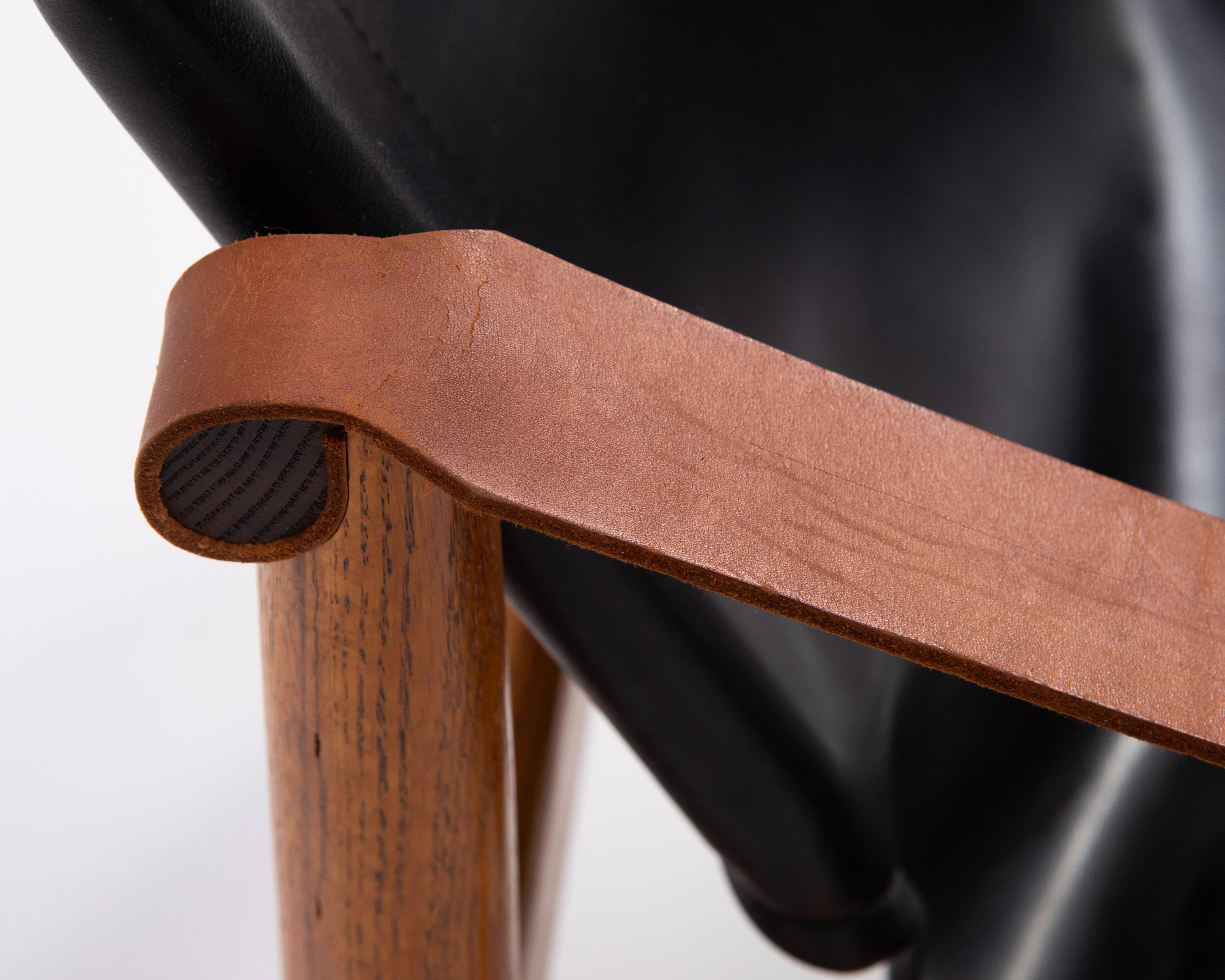 Douglas Heaslett Brown Saltman Safari Sling Chair 1960s For Sale 5