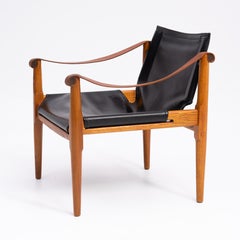 Douglas Heaslett Brown Saltman Safari Sling Chair 1960s