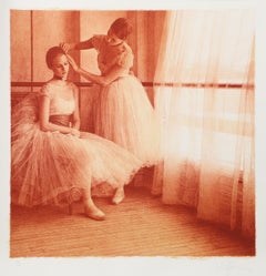 Before the Ballet, Photorealistic Signed Lithograph by Douglas Hofmann