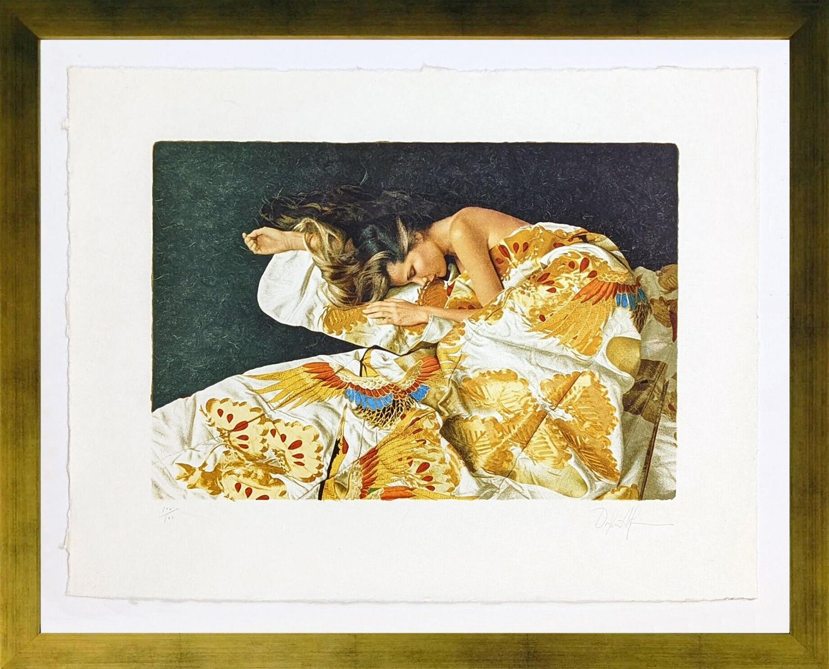 Douglas Hofmann Nude Print - GOLD AND SILK