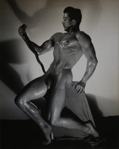 DOUGLAS JULEFF Vintage 1940s "Beefcake" Photograph MIKE CARVER Mr. Michigan 1948