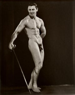DOUGLAS JULEFF Photographie vintage des années 1940 d'un modèle de « biscuits de sucre » COMME DUBEL n°5 encadrée