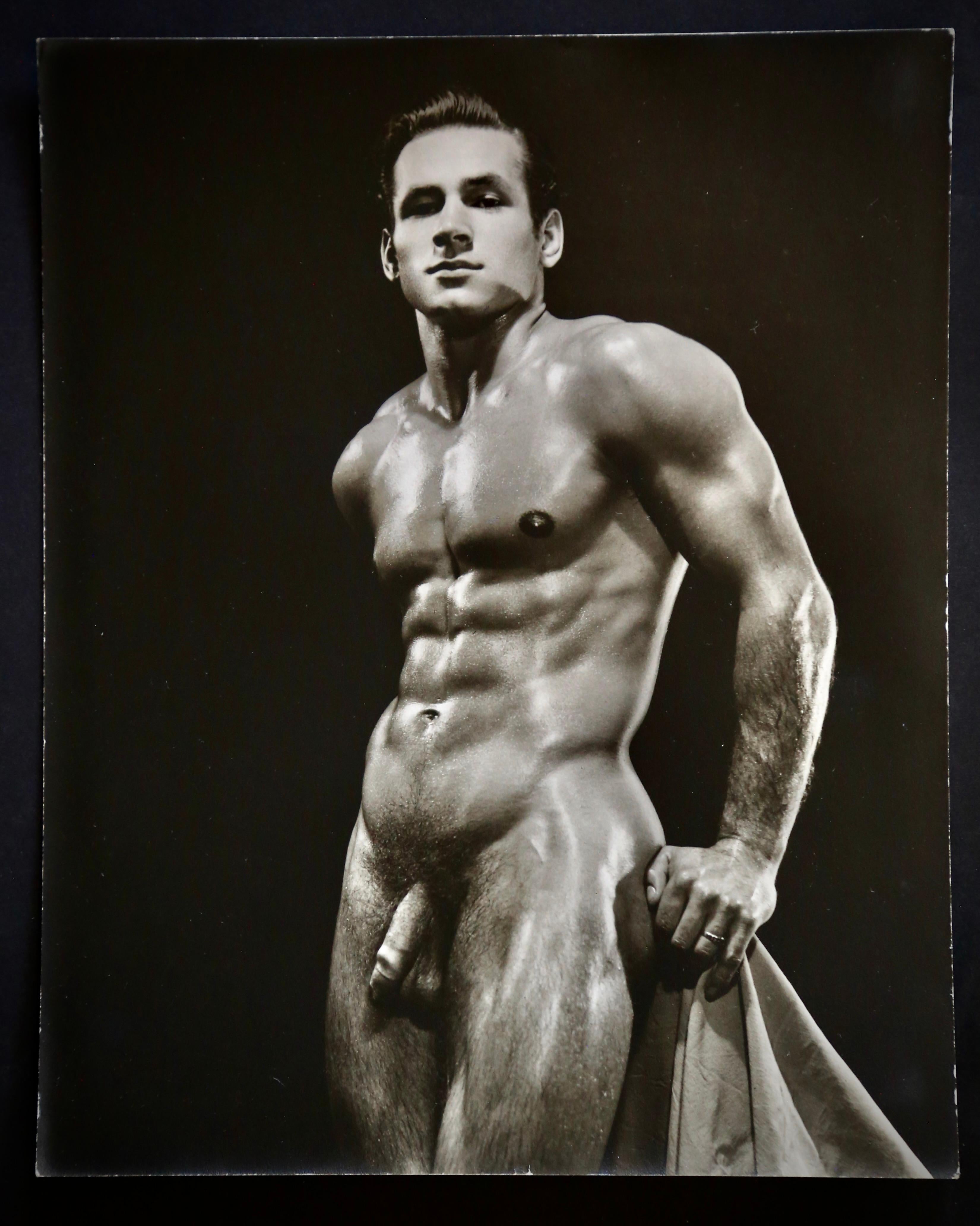 DOUGLAS JULEFF Vintage 1950er Jahre Fotografie des Olympischen Goldmedaillengewinners STAN STANCZYK – Photograph von Douglas Juleff - Doug of Detroit