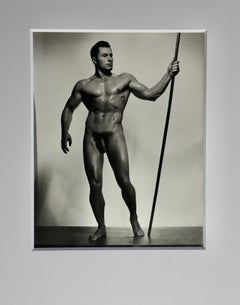 DOUGLAS JULEFF Vintage 1950s Photograph of "Beefcake" model GENE STAGGS #1