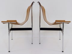 Douglas Kelly, Ross Littell and William Katavolos "T" Chairs, Set of 4