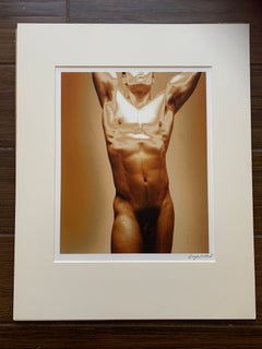 Douglas Kirkland "Golden Boy" Rara Fotografía Original de Desnudo Masculino