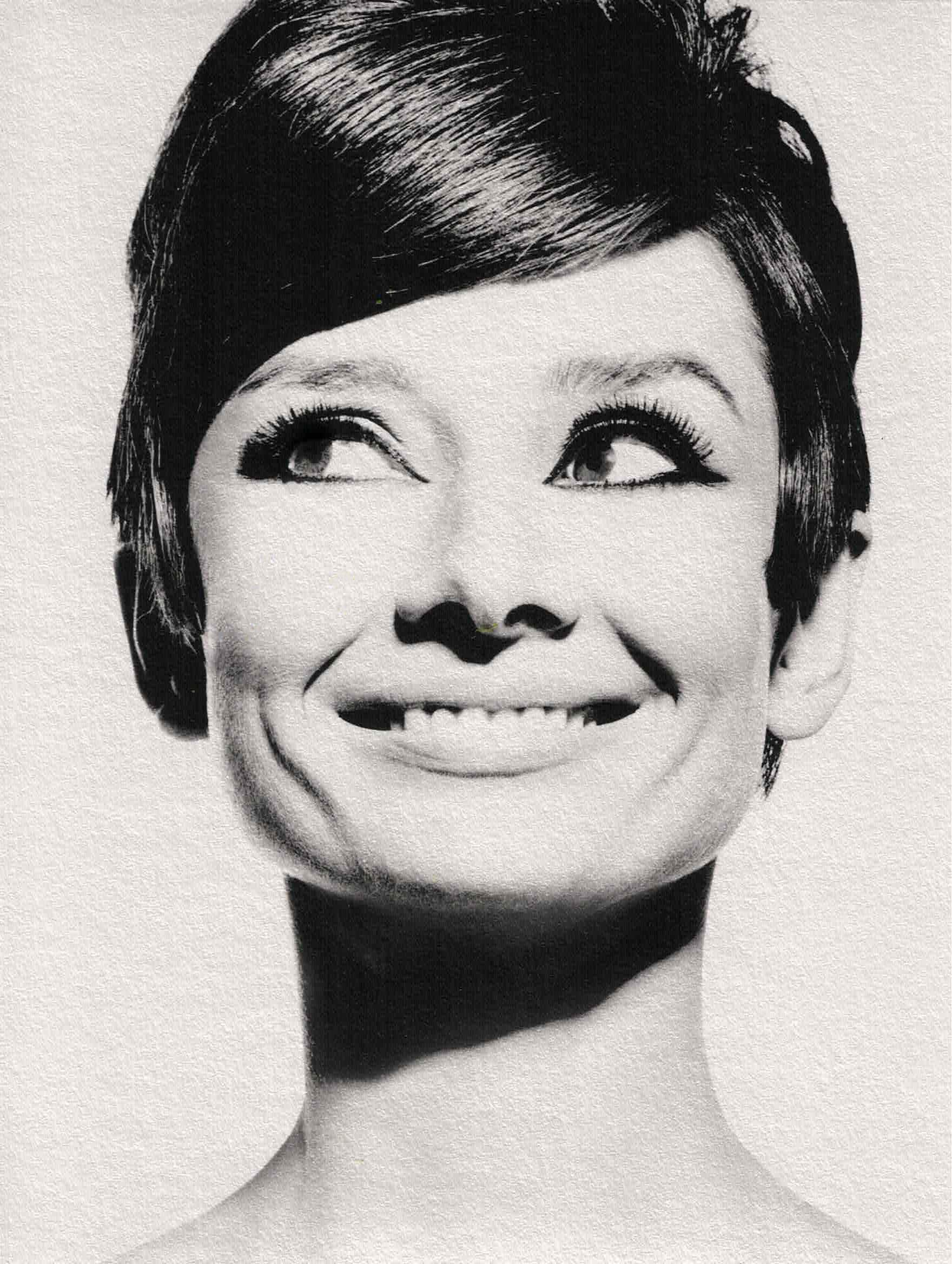 Douglas Kirkland Portrait Photograph - Audrey Hepburn, Paris, 1965 (Metallic)