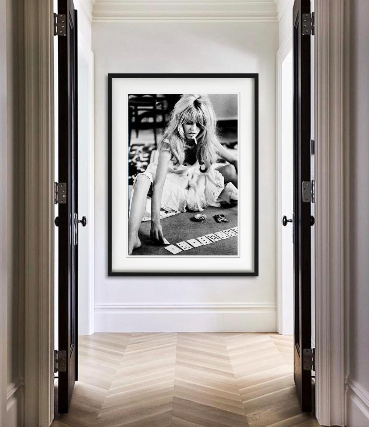 Brigitte Bardot playing cards, Fine Art Photography, 1965 For Sale 7