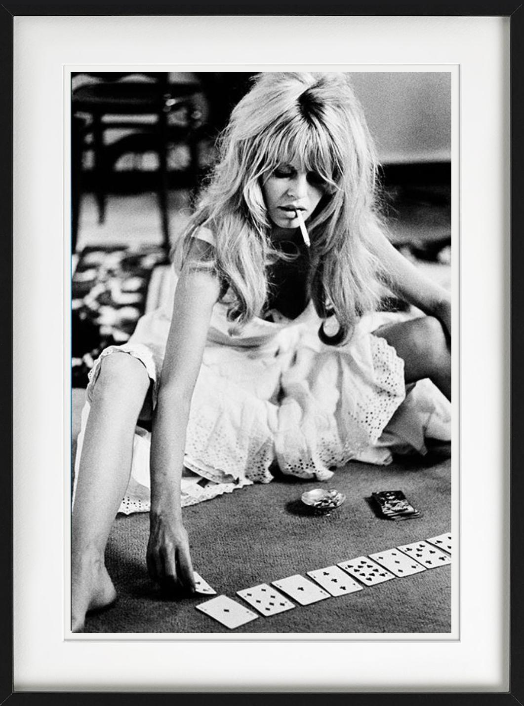 Brigitte Bardot playing cards, Fine Art Photography, 1965 For Sale 3