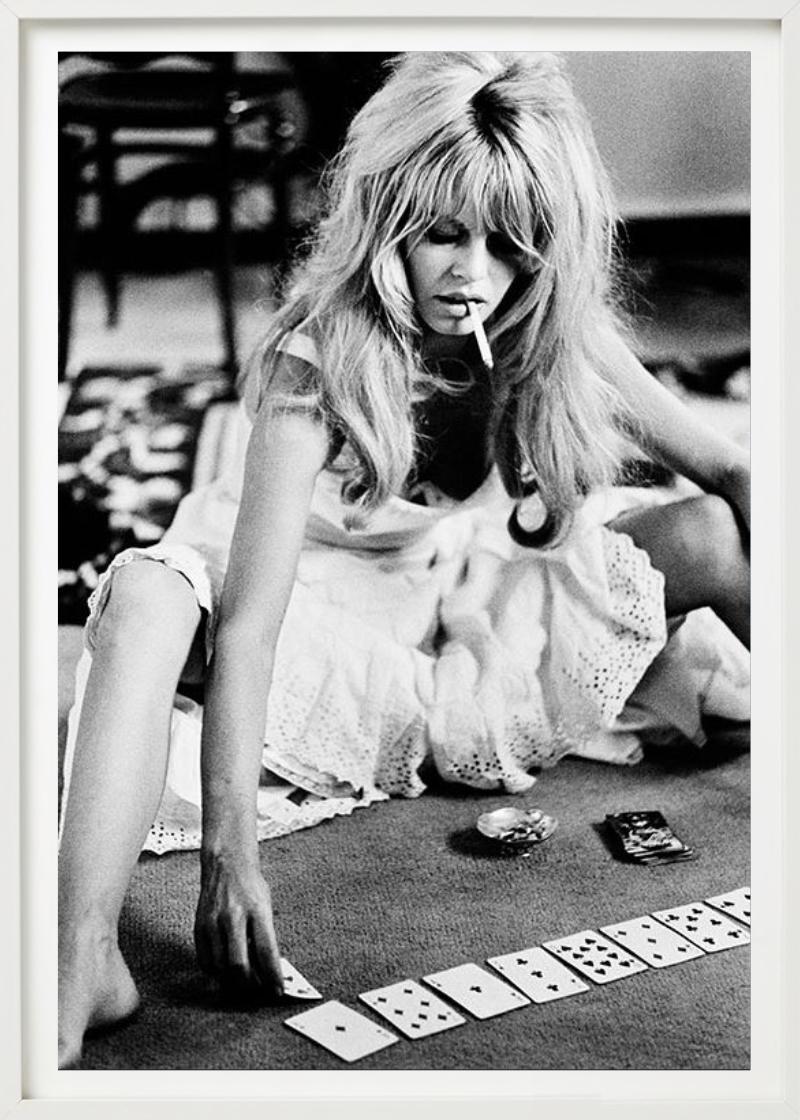 Brigitte Bardot playing cards, Fine Art Photography, 1965 For Sale 5