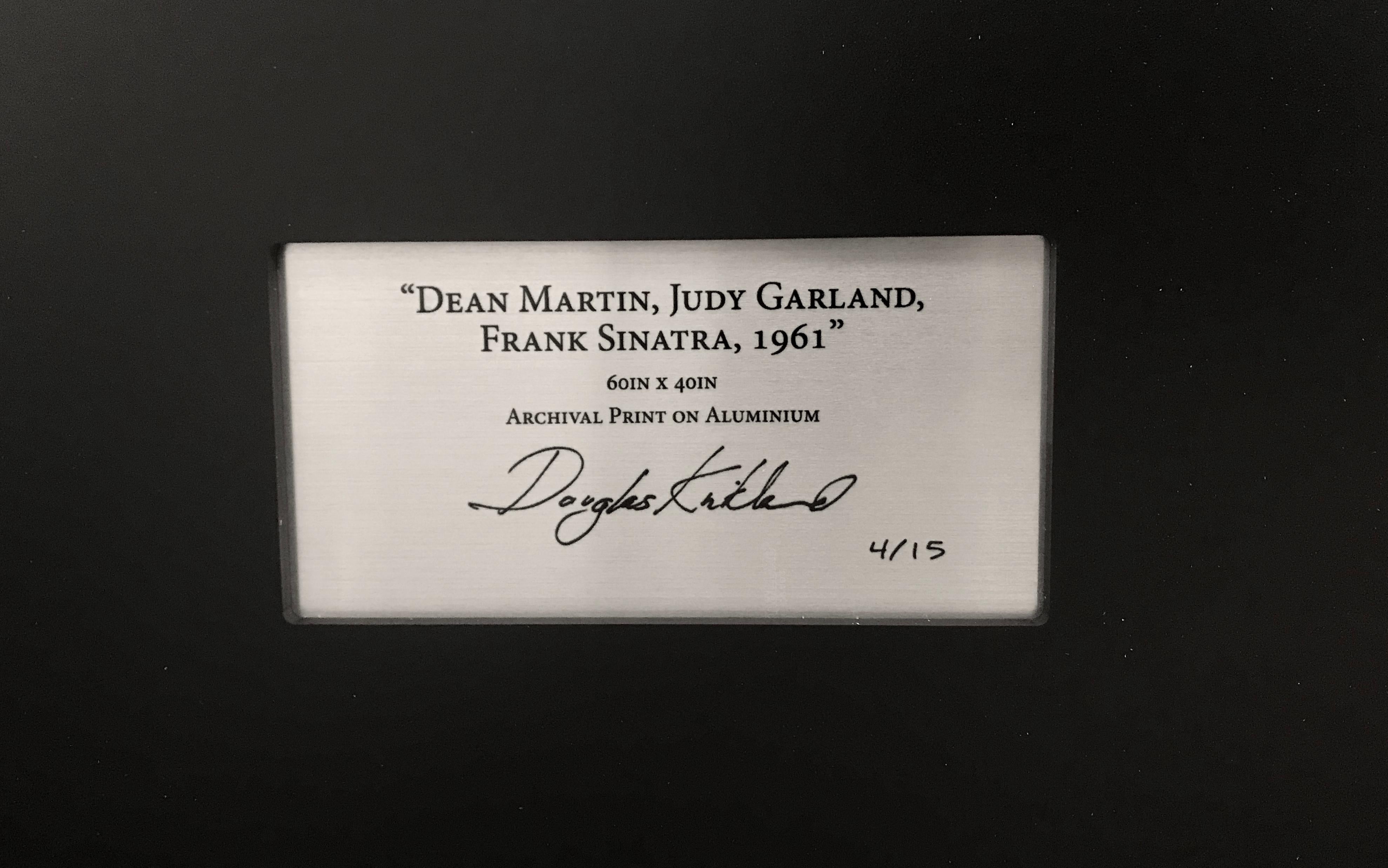 Dean Martin, Judy Garland, Frank Sinatra  - Photograph by Douglas Kirkland