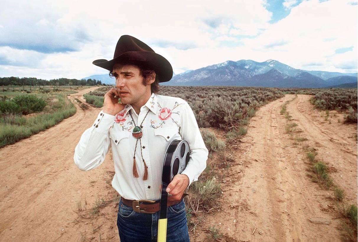 Douglas Kirkland Color Photograph - Dennis Hopper, New Mexico 1970