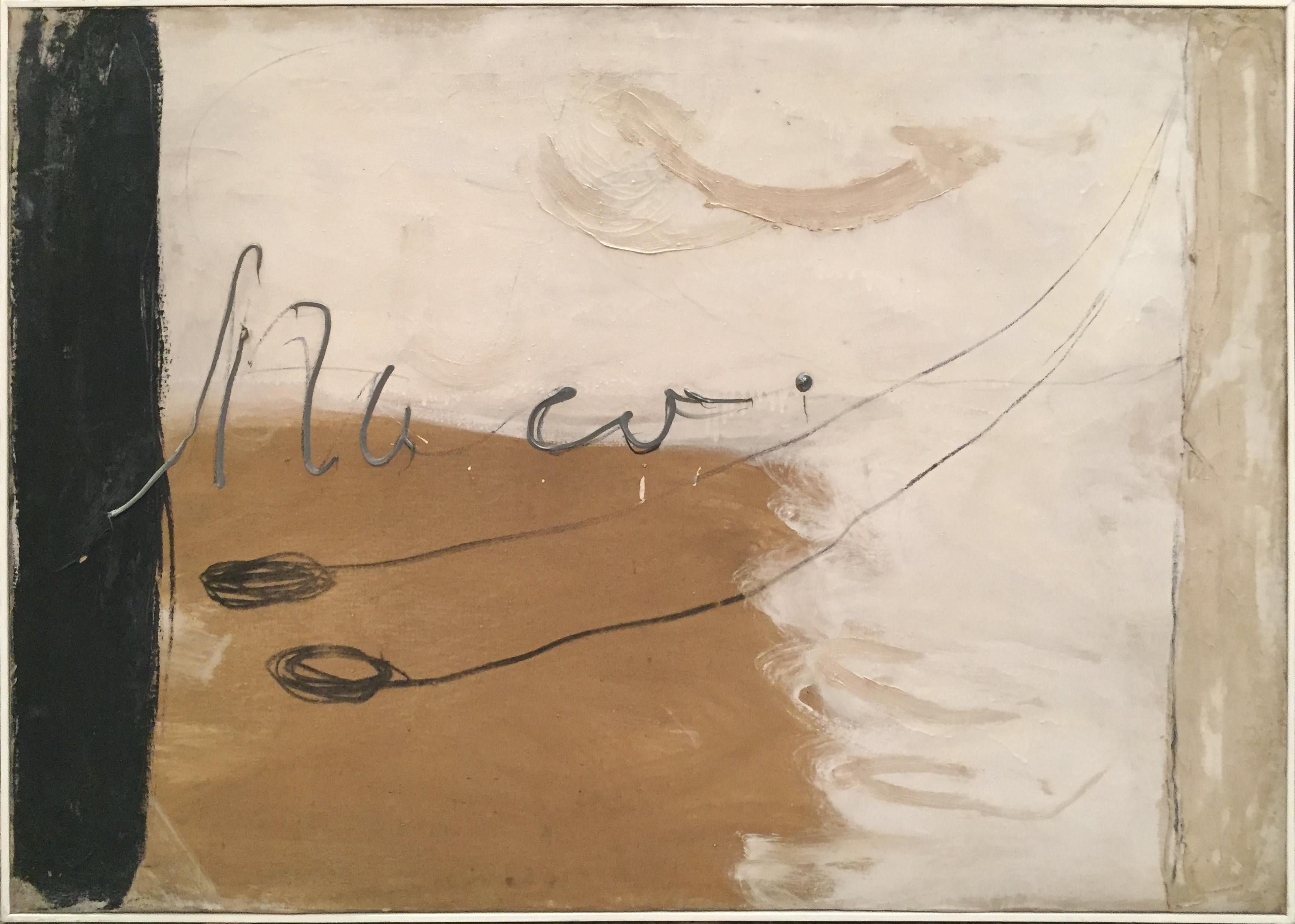 Abstract Informal by Douglas Swan 'Composition' 1962 Oil on Canvas Contemporary 2