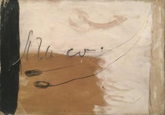 Abstract Informal by Douglas Swan 'Composition' 1962 Oil on Canvas Contemporary