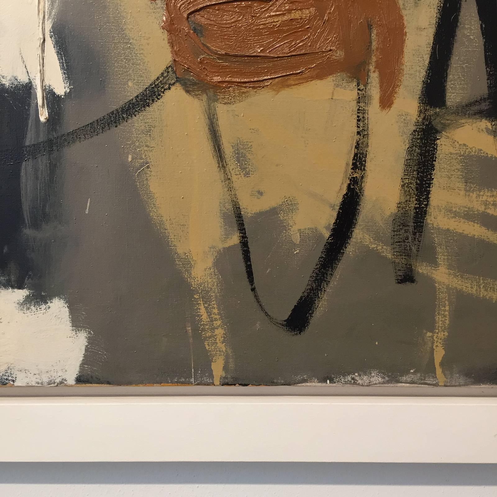  Abstract Informal by Douglas Swan 'Composition' 1963 Oil on Canvas Contemporary For Sale 15
