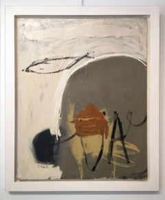 Abstract Informal by Douglas Swan 'Composition' 1963 Oil on Canvas Contemporary