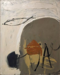  Abstract Informal by Douglas Swan 'Composition' 1963 Oil on Canvas Contemporary