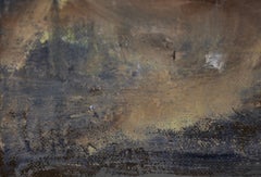 Rainy Night, Contemporary Figural Abstract Cityscape