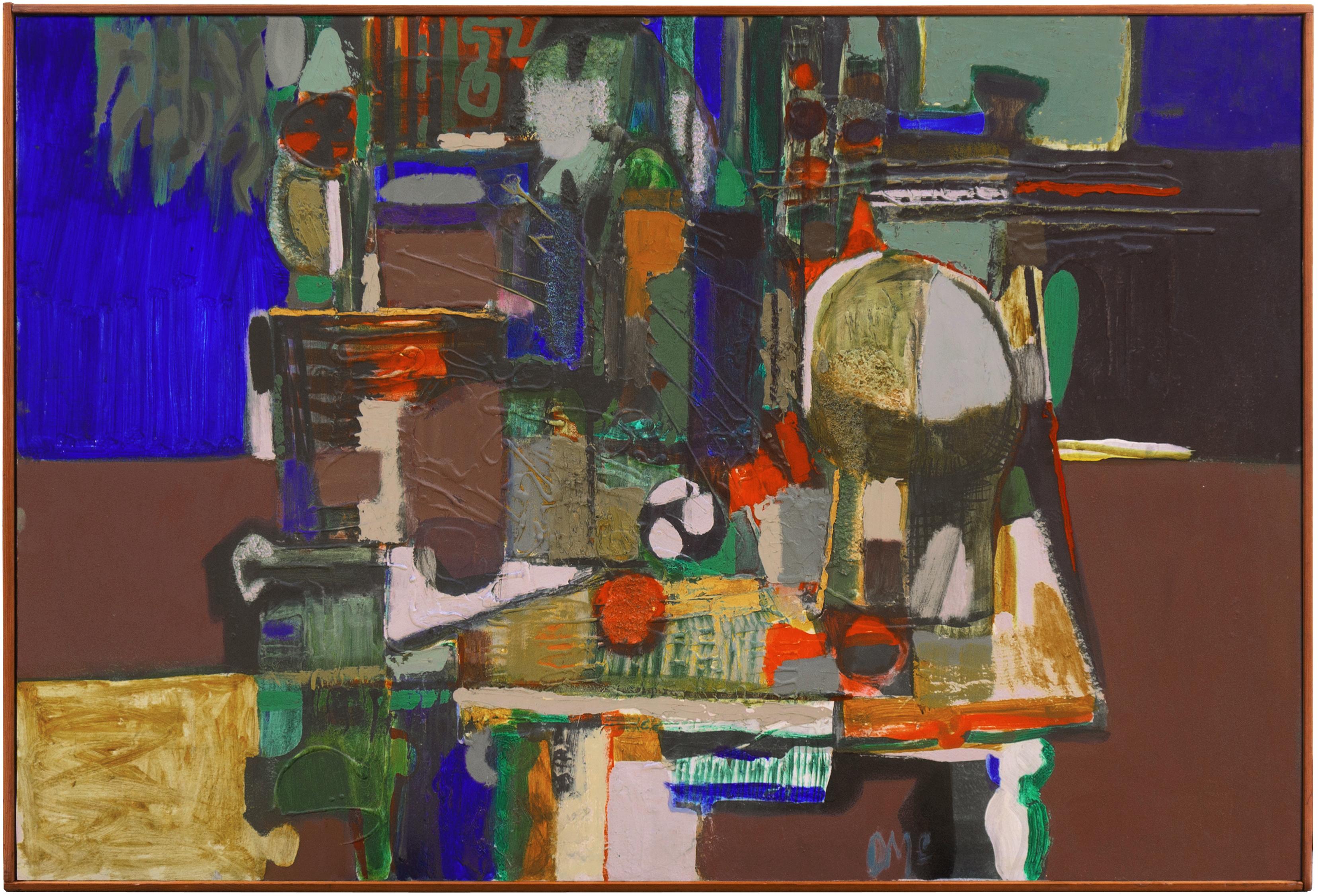 „Stillleben“, Bay Area Abstraction, Metropolitan Museum, SFMOMA, LACMA, Abstrakt – Painting von Douglas Mcclellan