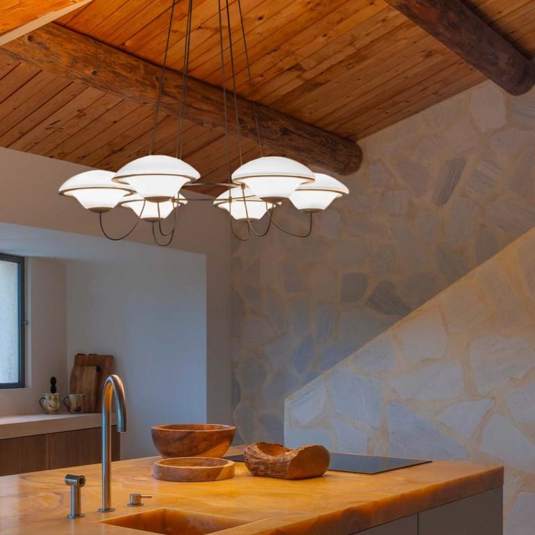 Douglas Mont Pareja de 6 candelabros 