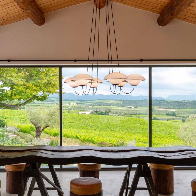 Mid-Century moderno Set di 3 lampadari 'In The Air' 6 di Douglas Mont di DCW Editions Paris in vendita