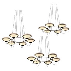 Douglas Mont Set of 3 'In The Air' 6 Chandeliers by DCW Editions Paris
