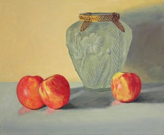Äpfel und Vase