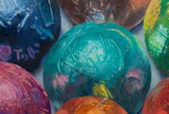 Viele Schokoladen: Gemälde in Öl auf Leinwand