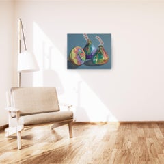 Peace - Original pop art- still life oil painting-  realist contemporary Artwork