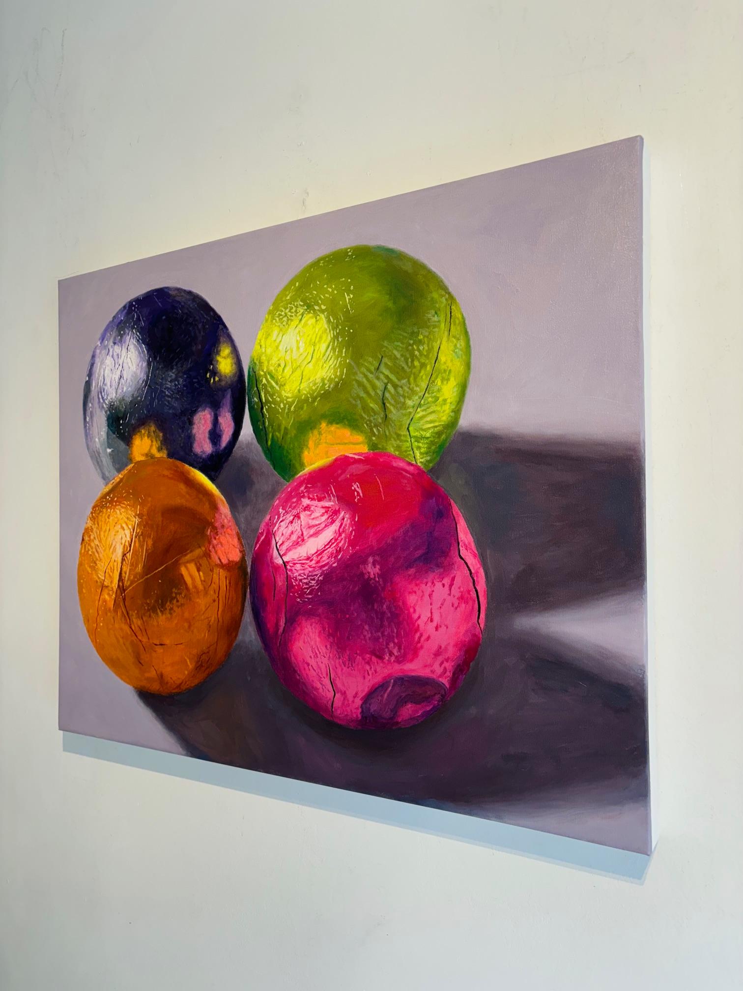 Quattro - Nature morte pop originale à la peinture à l'huile - Œuvre d'art contemporain en vente 1