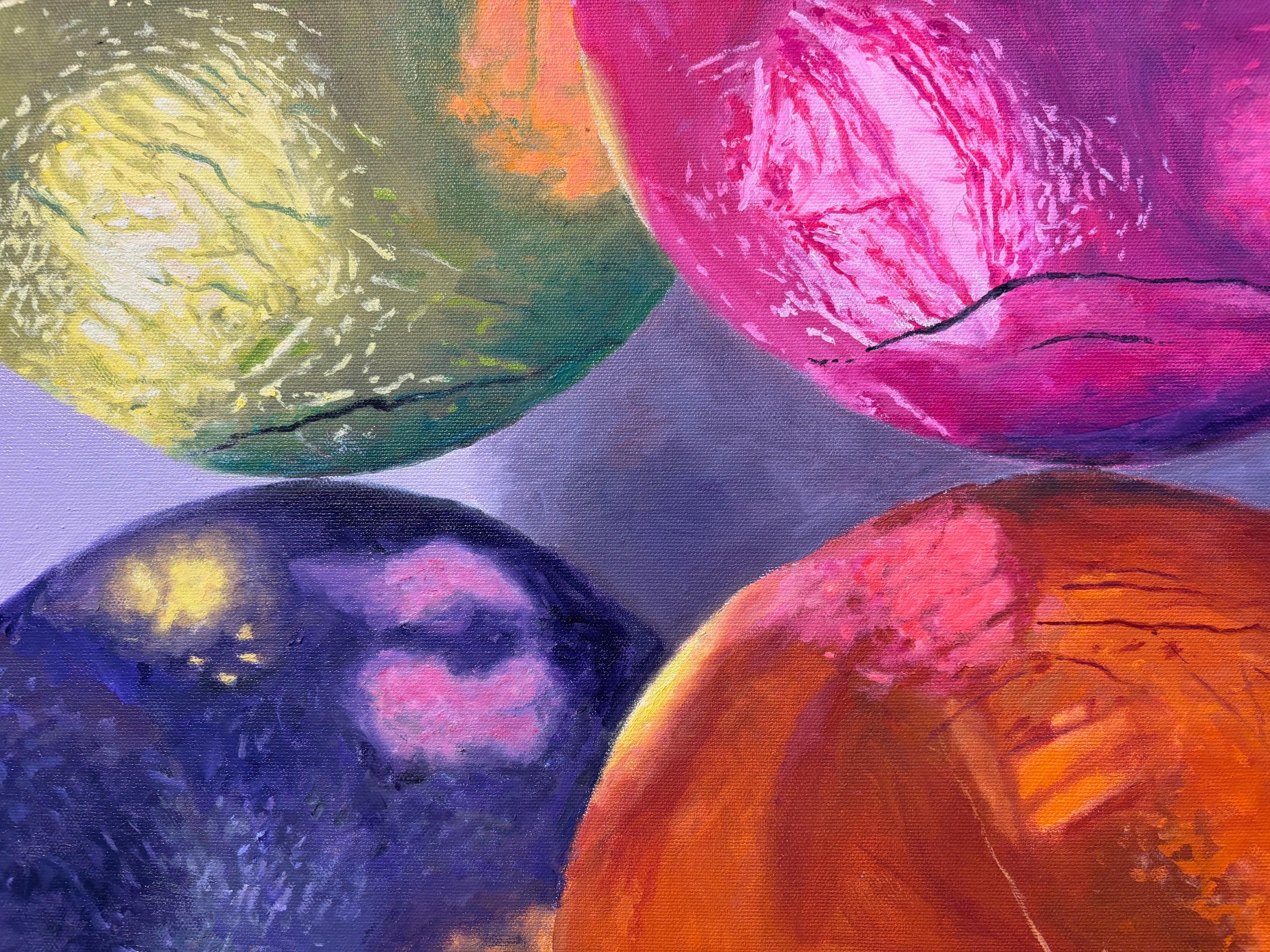 Quattro - Nature morte pop originale à la peinture à l'huile - Œuvre d'art contemporain en vente 2