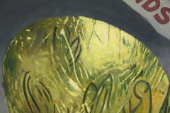 Two Kisses, farbenfrohes, sehr realistisches Ölgemälde mit Kerzenmotiven