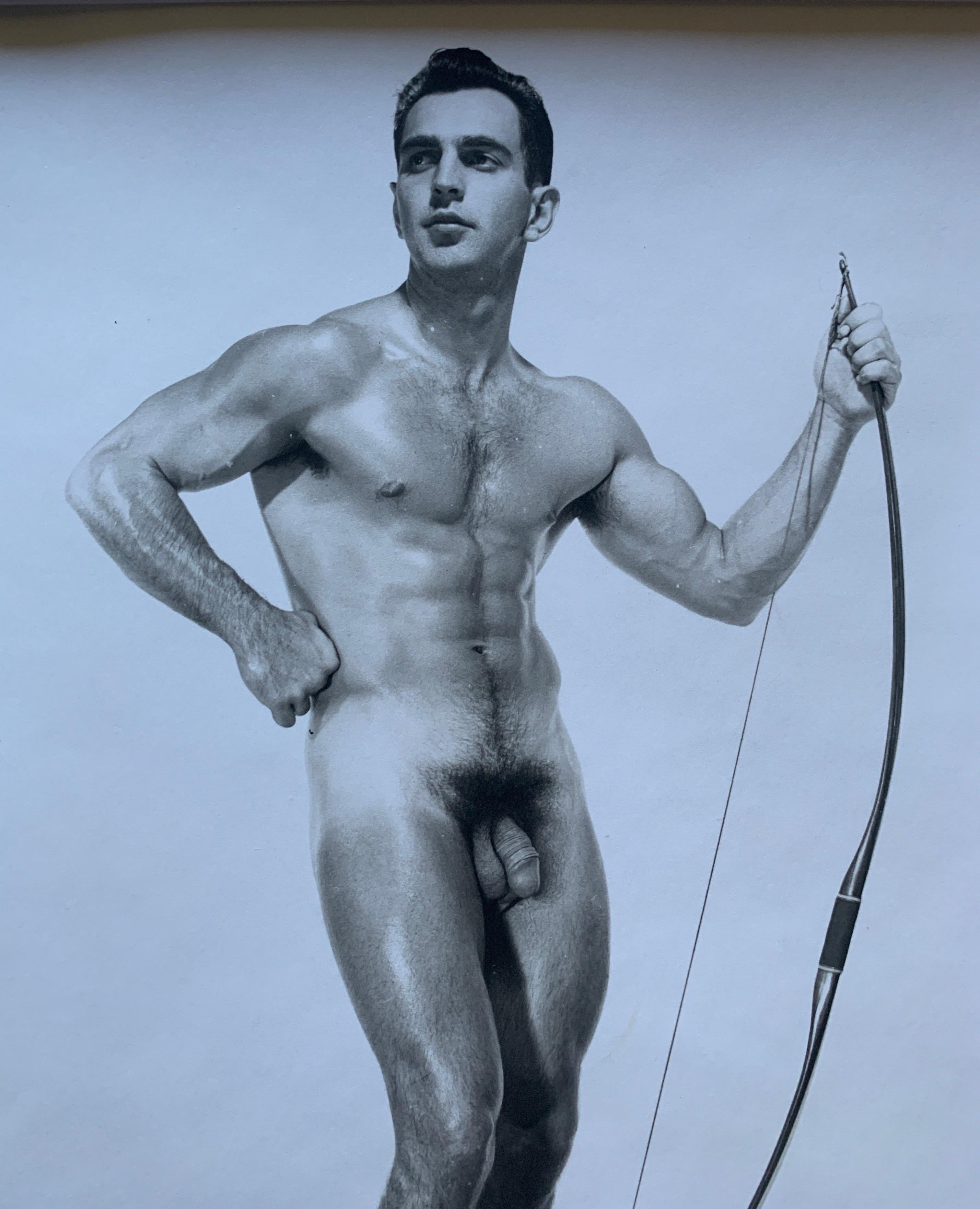 Américain I Douglas of Detroit Rare B & W Original 1950s Male Model Nude Photograph en vente
