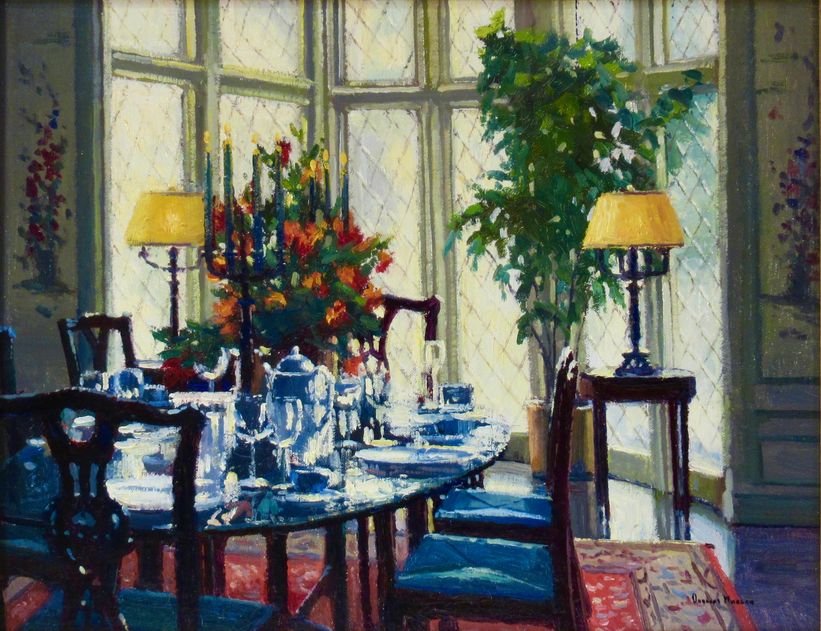 Eleganza da tavolo - Painting di Douglas Paul Morgan