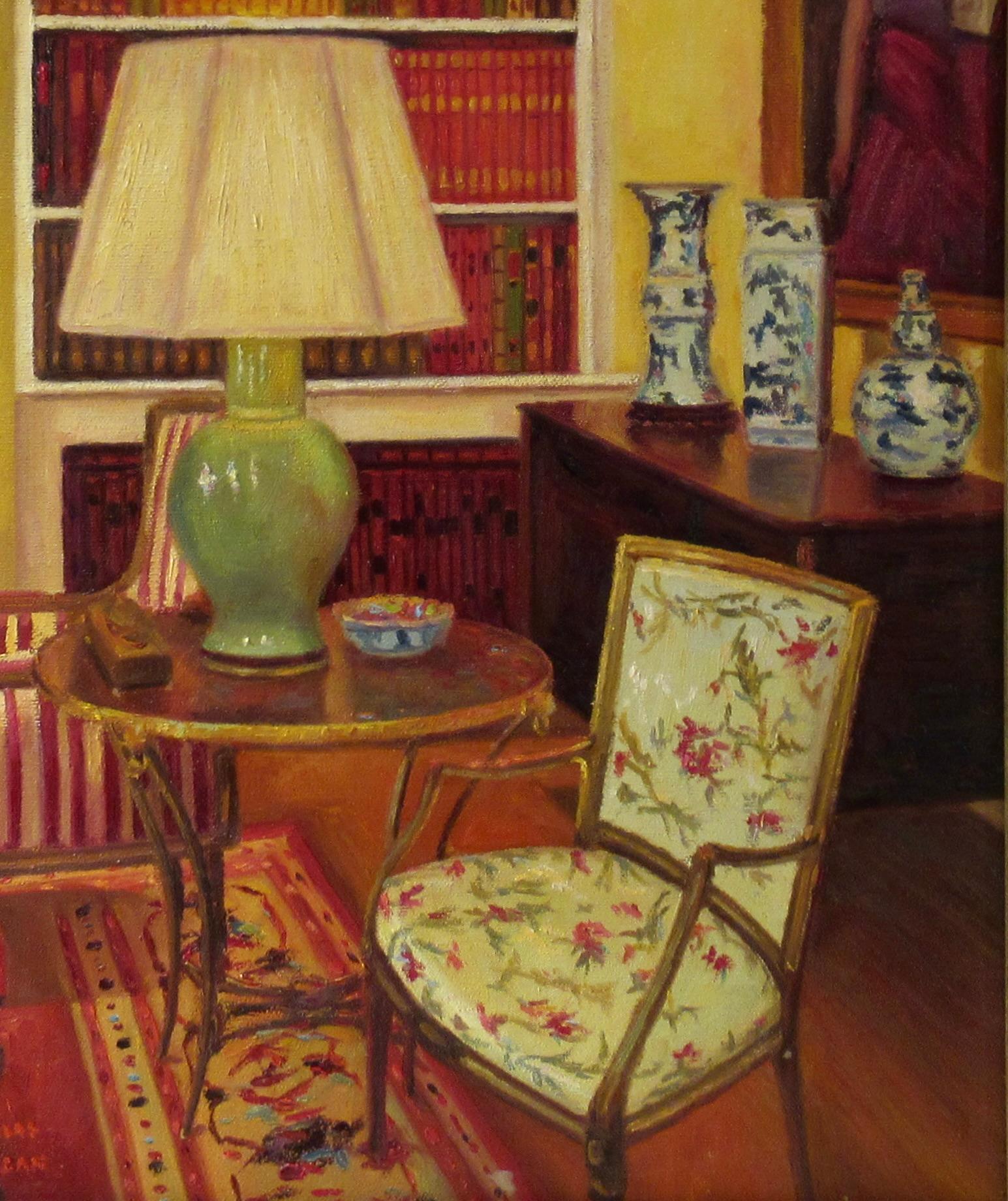 Die Studie (Amerikanischer Realismus), Painting, von Douglas Paul Morgan