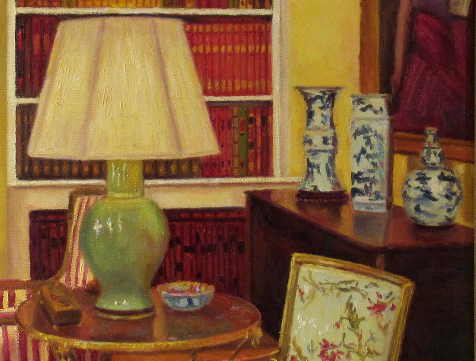 Die Studie (Braun), Interior Painting, von Douglas Paul Morgan