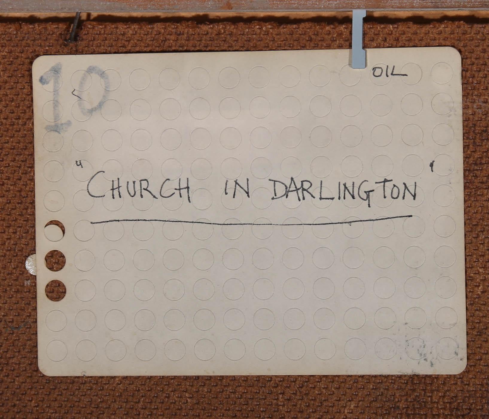 Douglas Pittuck (1911-1993) - 1961 Oil, Church - Darlington 3