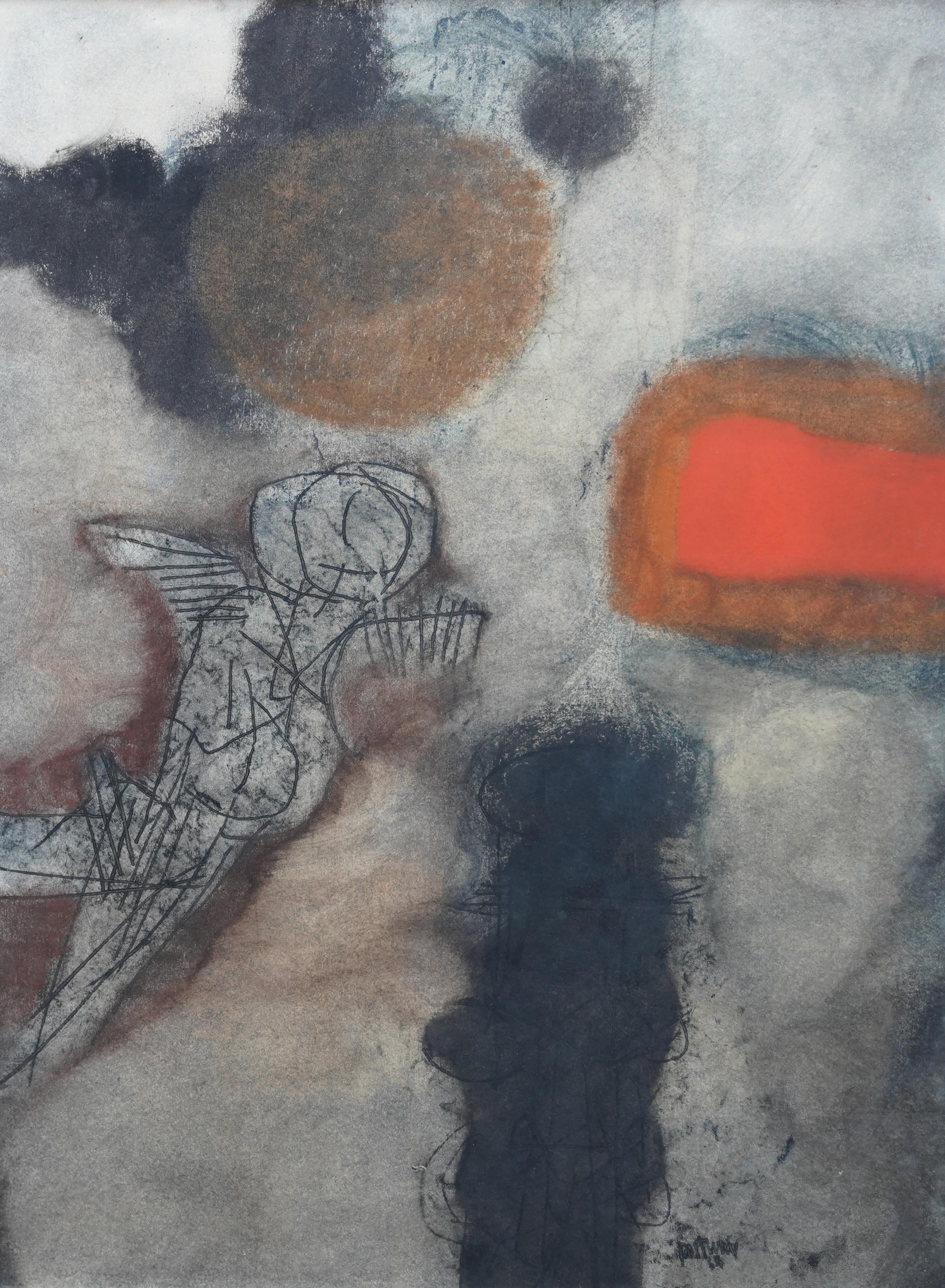 Abstract 1964 - South African sixties abstract art oil painting For Sale 6