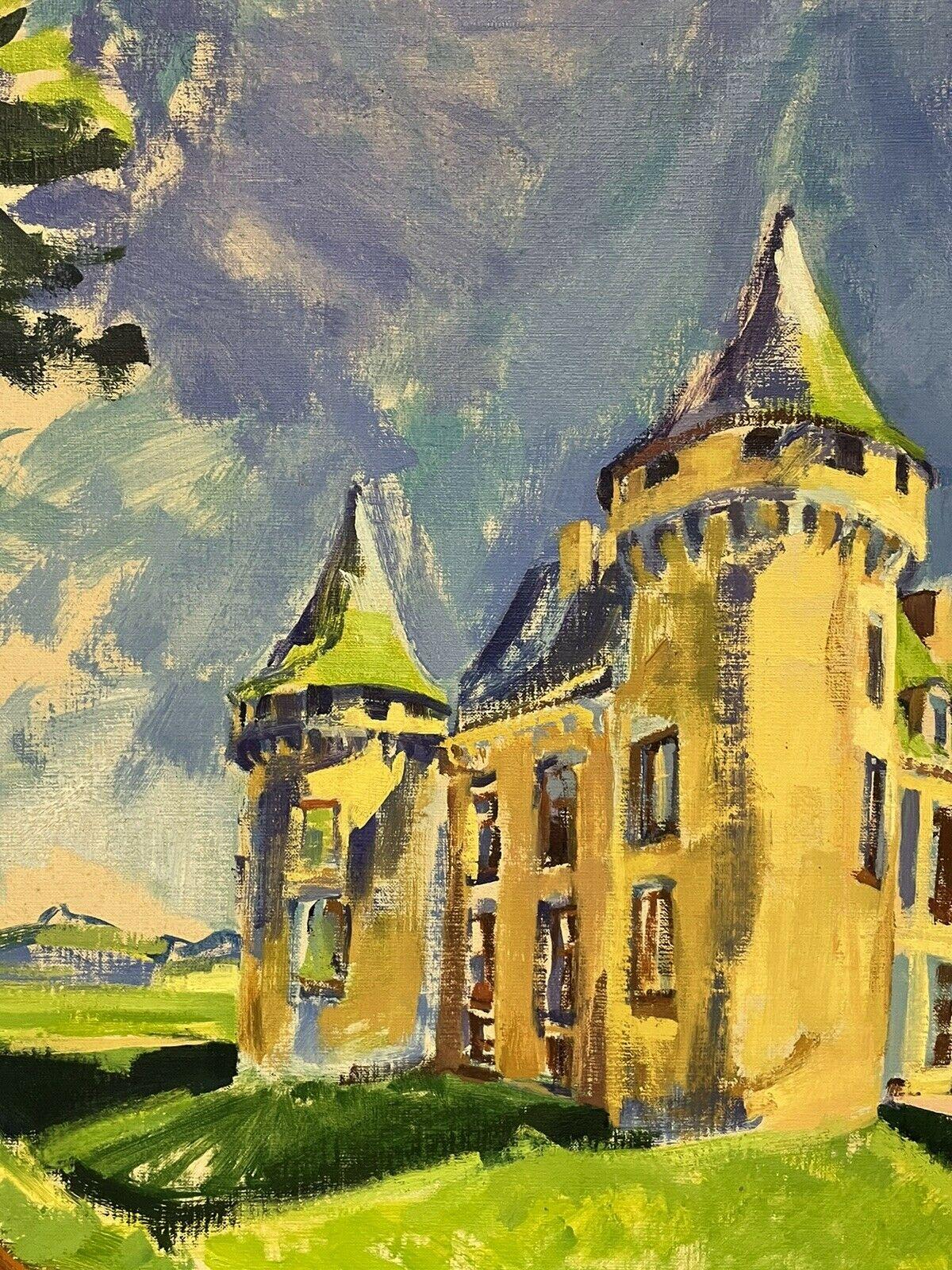 old chateau painting