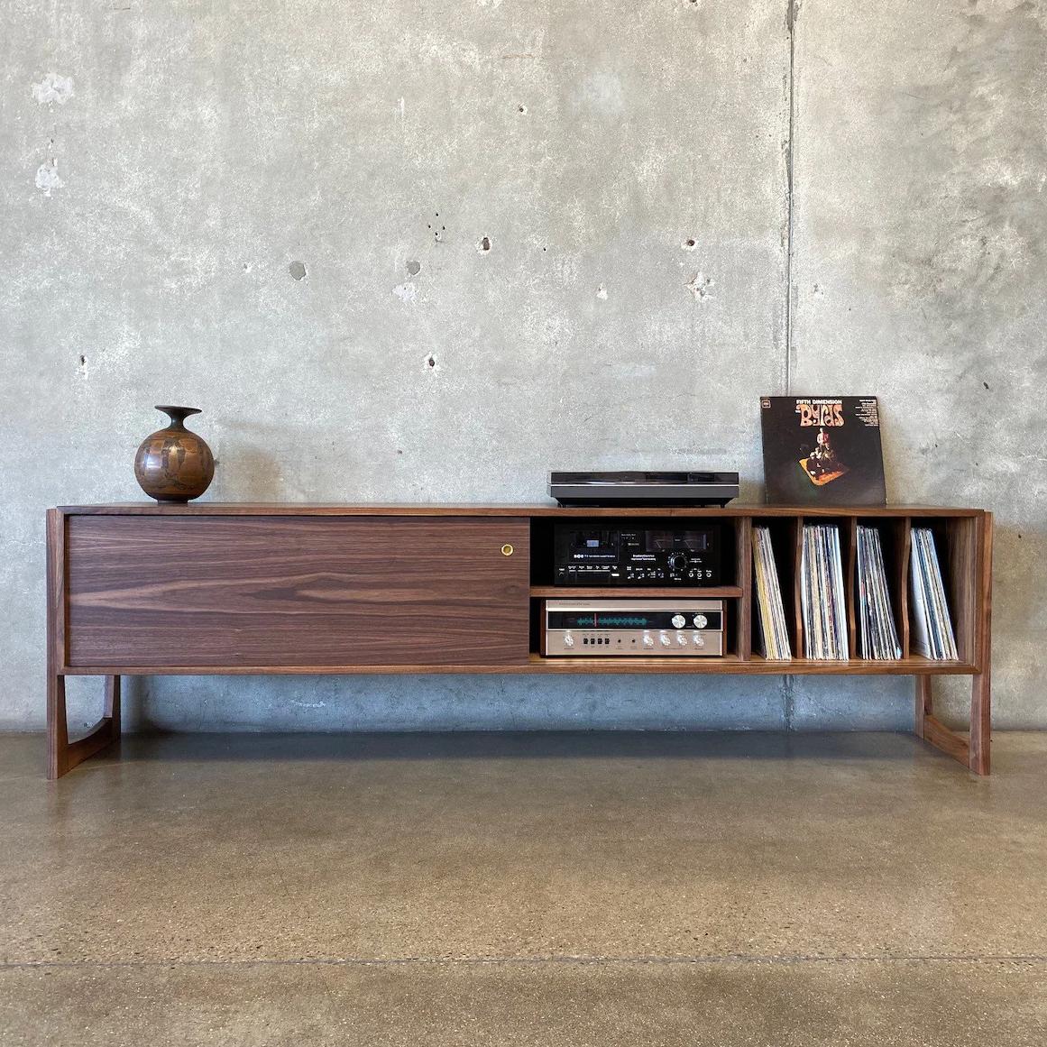 This walnut beauty is the perfect way to showcase your records, 84