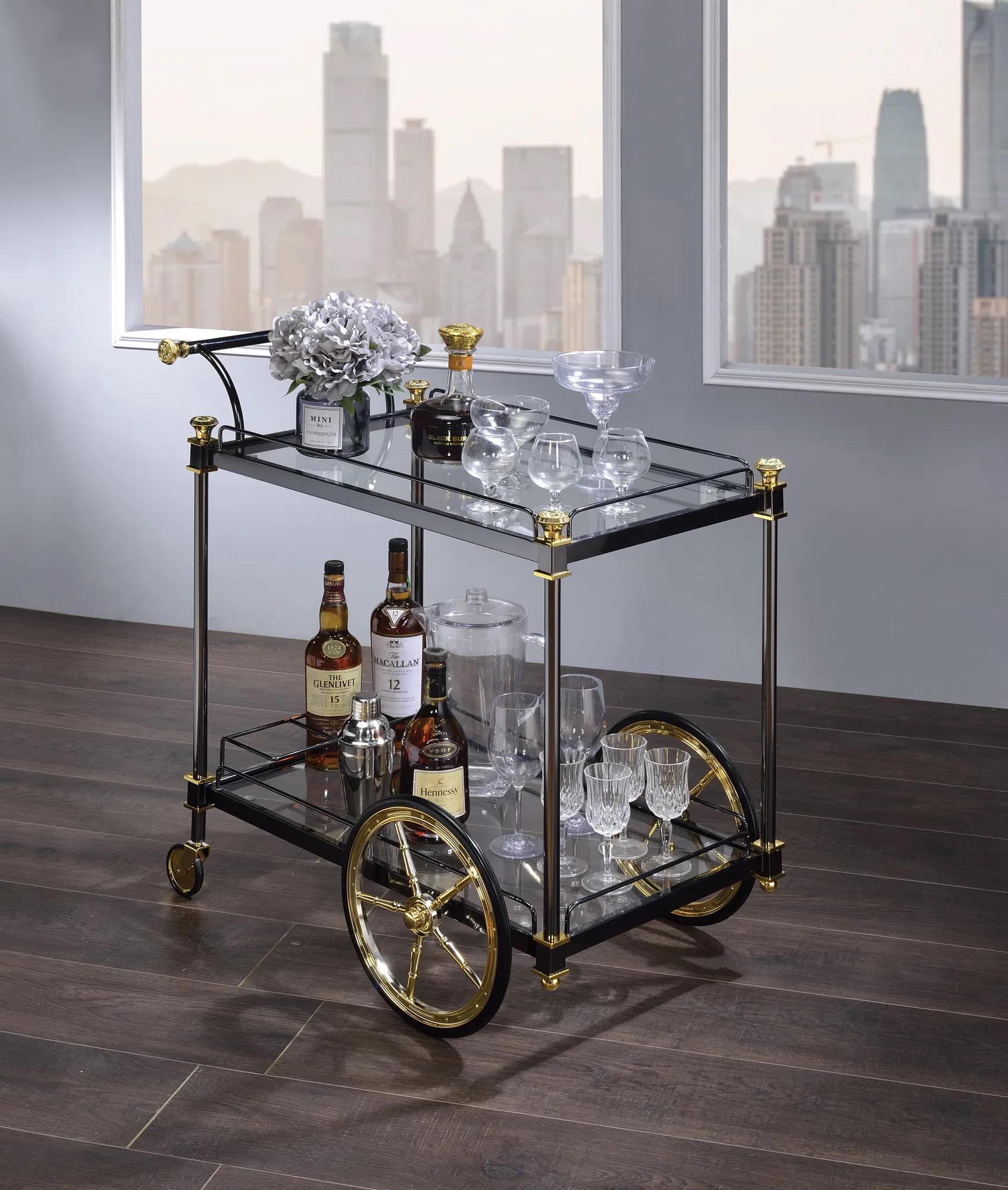 XXIe siècle et contemporain Douglass Bar Cart en vente