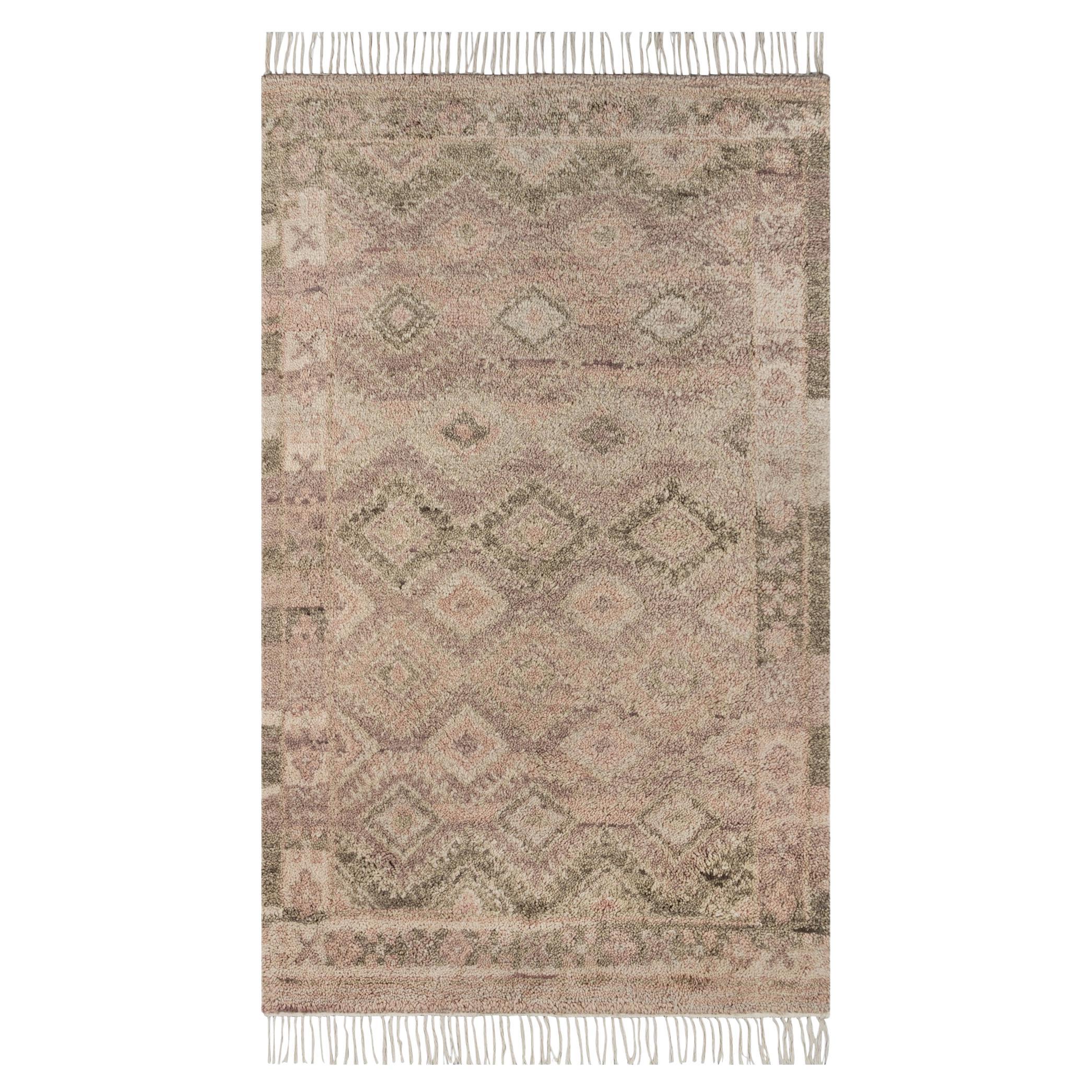 “Doukkala Galoya” Moroccan-Inspired Rug 'Natural' by Christiane Lemieux For Sale