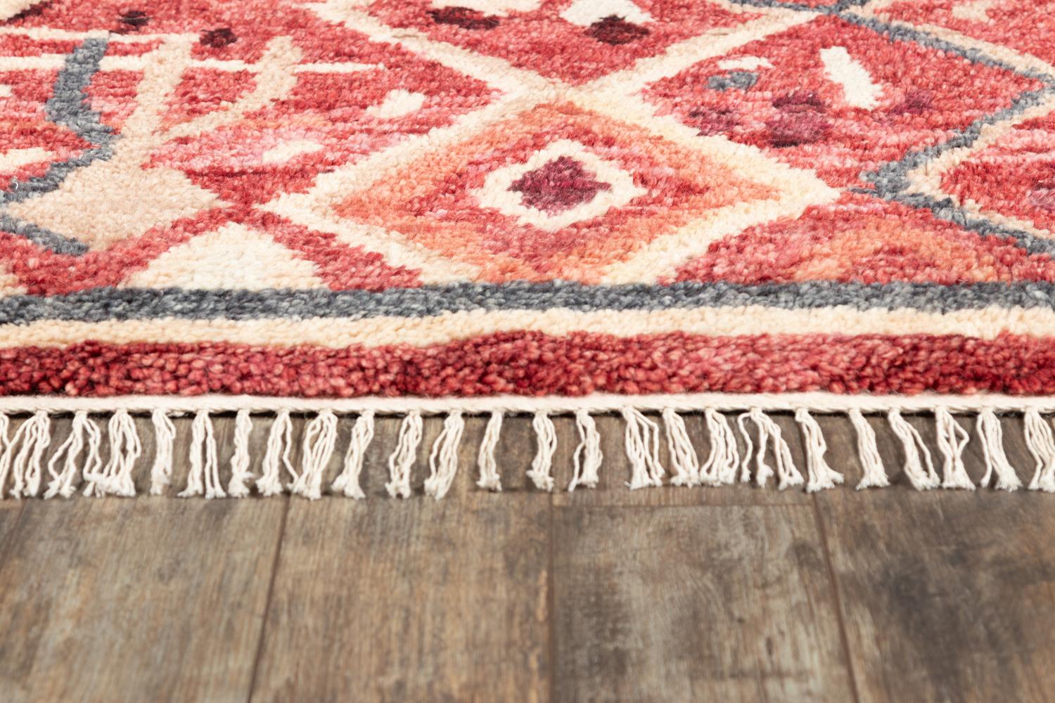Doukkala Gnibi Marokkanisch-inspirierter Teppich von Christiane Lemieux (Handgewebt) im Angebot