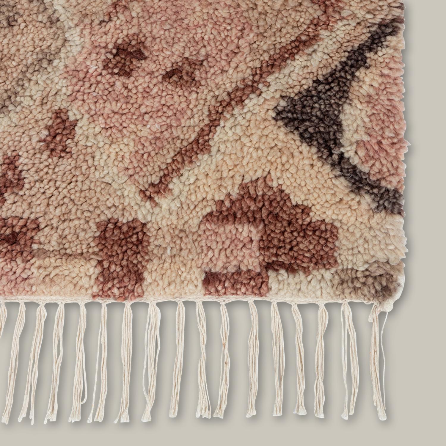 “Doukkala Gnibi” 'Natural' Moroccan-Inspired Rug by Christiane Lemieux In New Condition For Sale In New York, NY