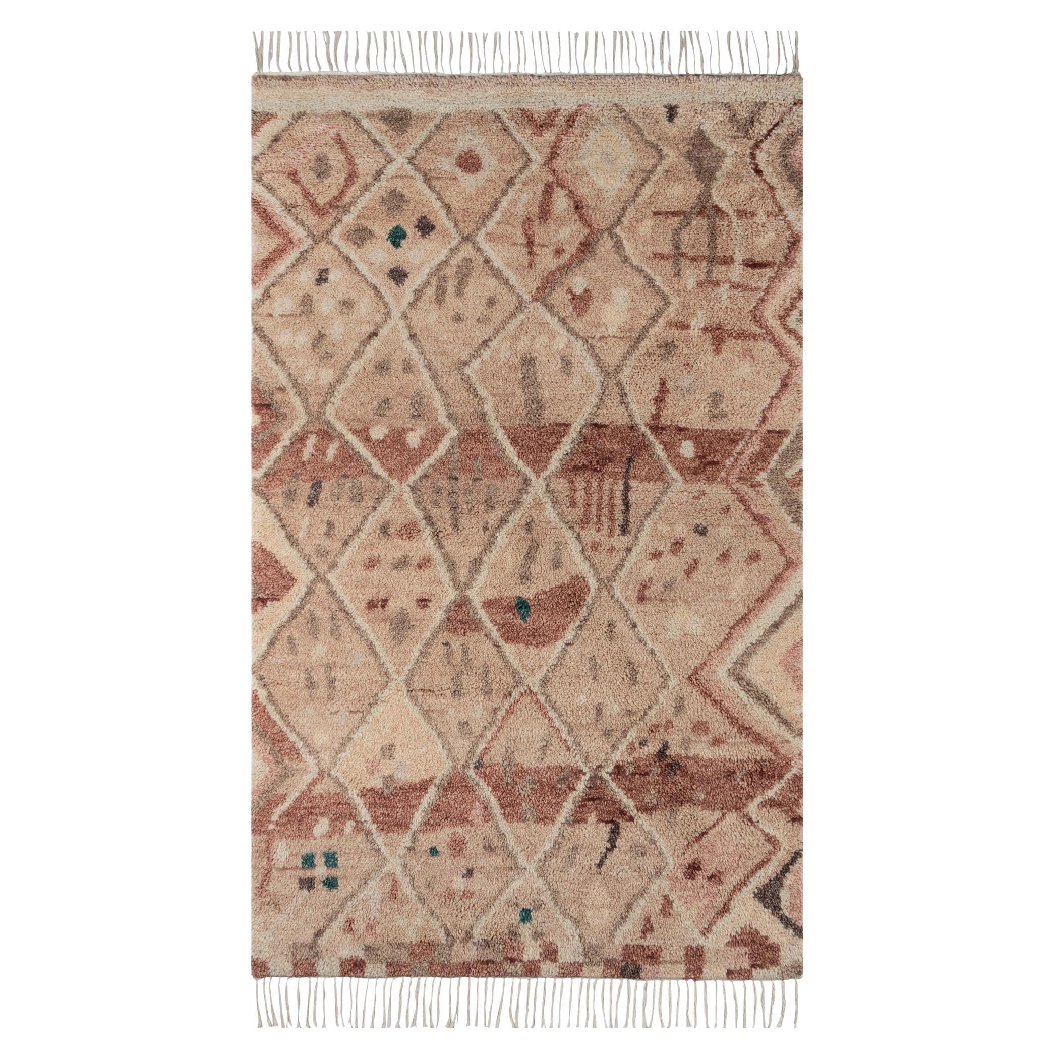 “Doukkala Gnibi” 'Natural' Moroccan-Inspired Rug by Christiane Lemieux For Sale