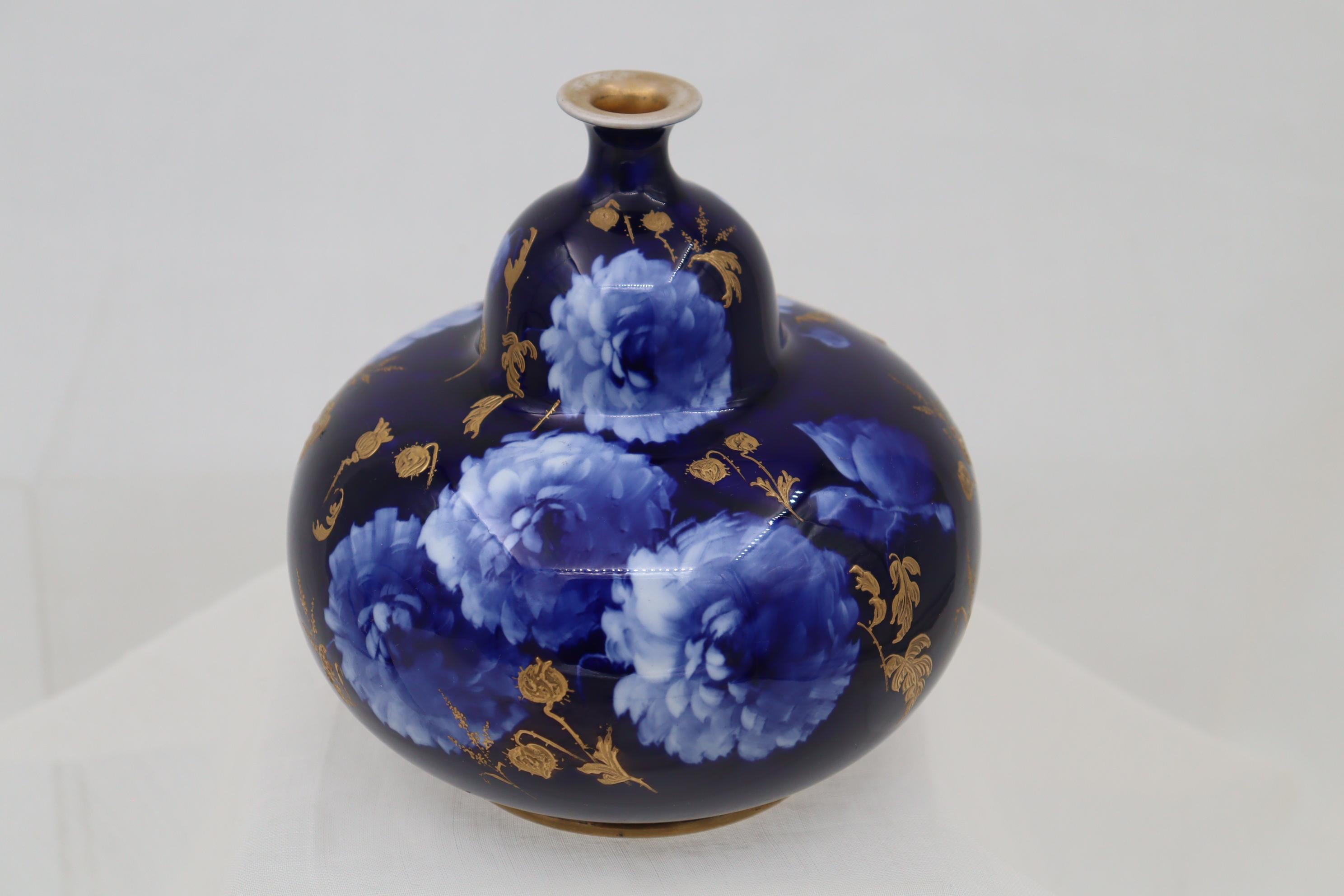 English Doulton Burslem Corolian Ware vase For Sale