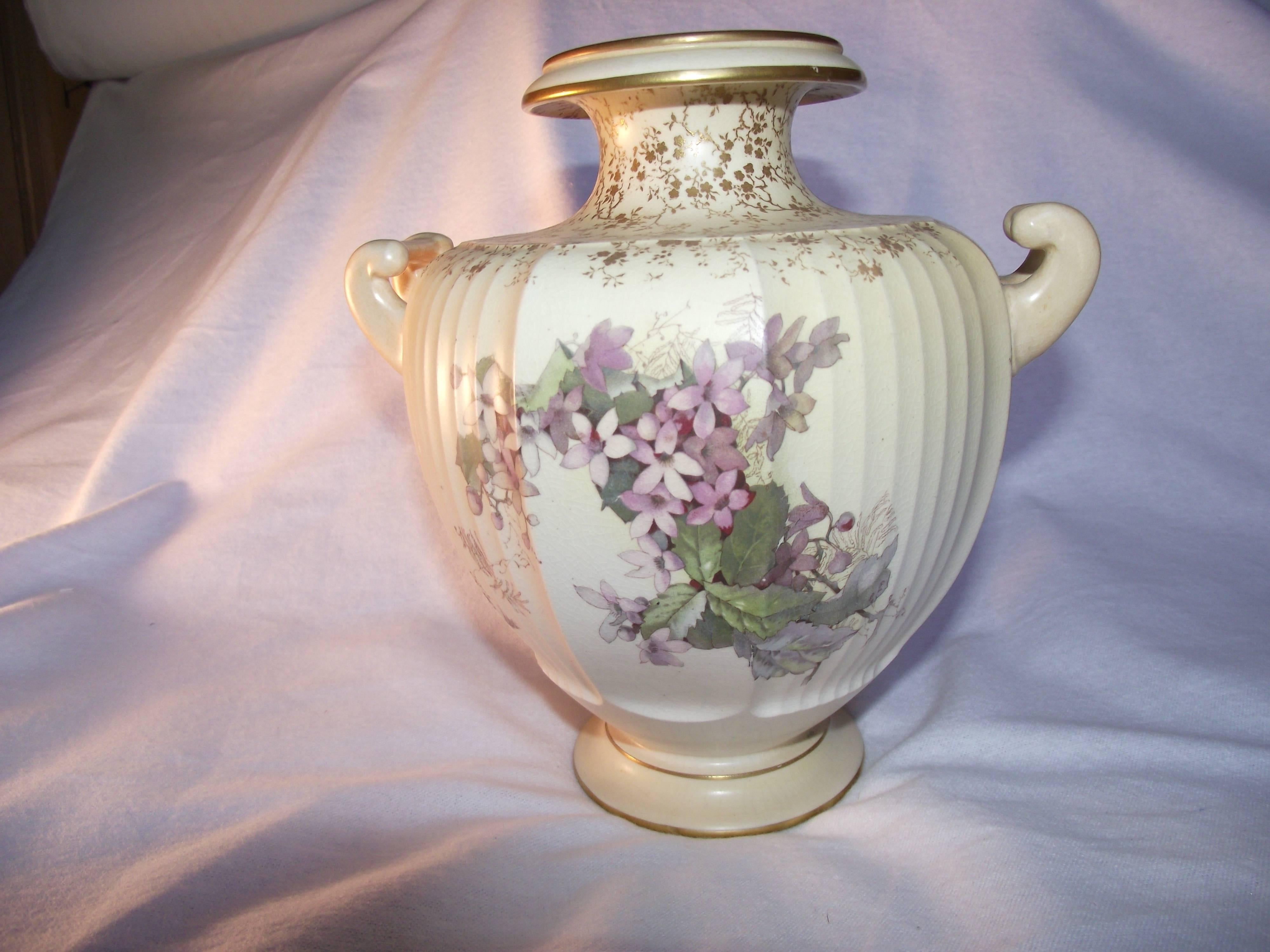 Doulton Burslem Double Handled Vase For Sale 2