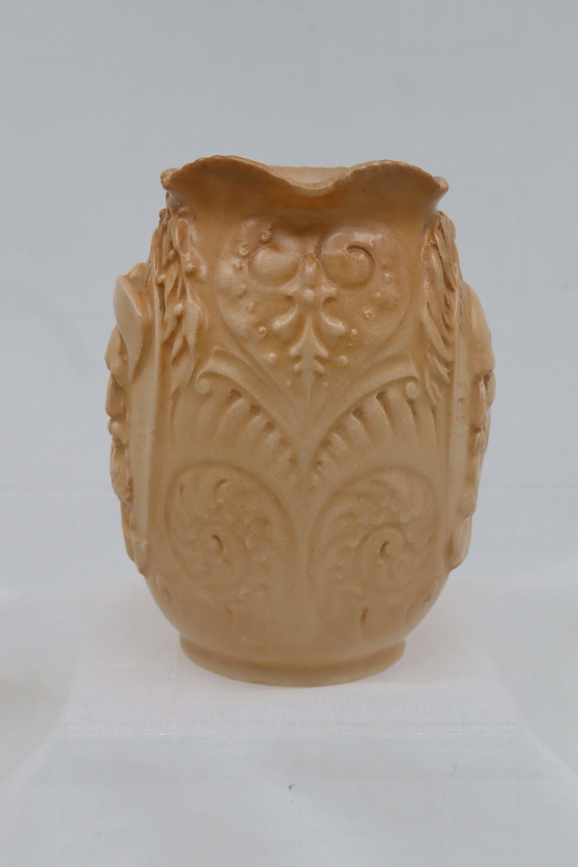 English Doulton Burslem jug commemorating the Poet Laureate Alfred, Lord Tennyson For Sale